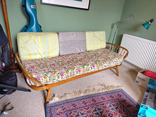 Vintage ercol daybed spare - +,