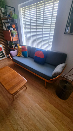 Ercol wood frame sofa daybed - ercol,